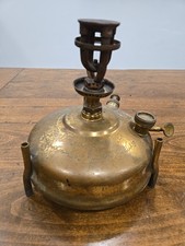 stufa vintage in ottone a cherosene AIDA 100 Made in W. Germany