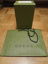 Scatola + sacchetto Gucci verde NUOVA COLLEZIONE. ORIGINALI