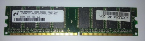 Memoria ram 256mb - memoria,