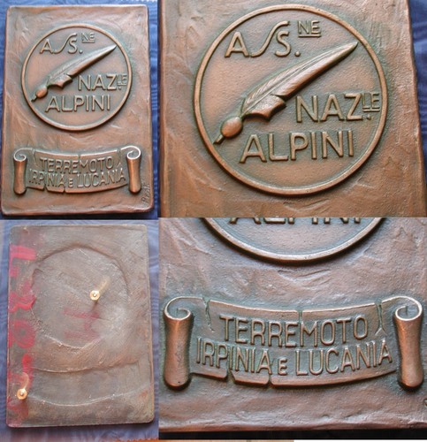 Targa bronzo associazione - bronzo,