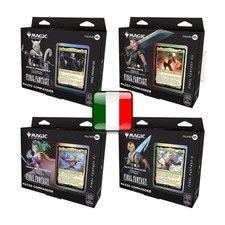 Final Fantasy: Set 4 Mazzi Commander Deck Magic MTG ITA Italiano 