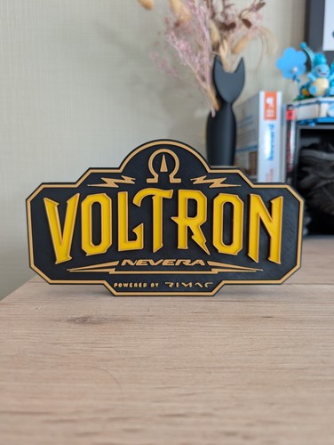 Logo voltron nevera plaque - nevera, 3d