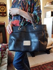 Borsa Blumarine in pelle nera
