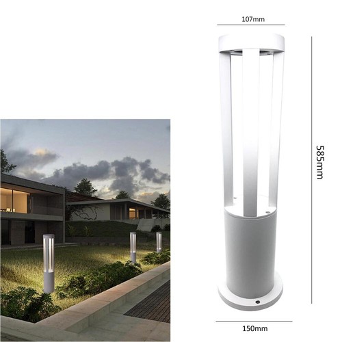 Lampione led luce bianca - lampione,
