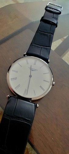 Longines grand slim - longines, acero