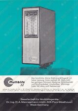 MULTIBLITZ 32 flash lampeggiatore elettronico *volantino vintage