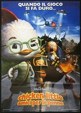 Chicken Little, Amici per le penne, Walt Disney Mark Dindal Poster Manifesto 2F