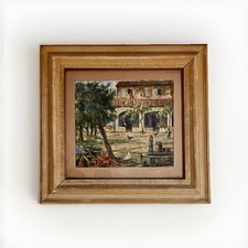 Quadro Felice Melis Marini Sardegna 900 Arte Sarda dipinto Olio 1944 Sinnai FMM