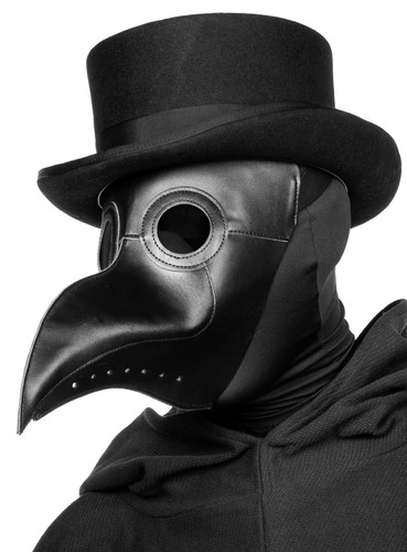 Maschera nera dottore della - dottore,