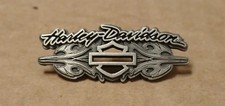 Harley Davidson smoky shield pin 1.75 by 0.75 inch new biker pin