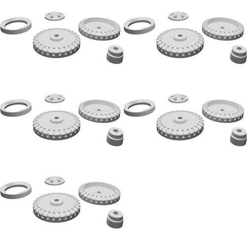 Set ruote per camion tonka - set,
