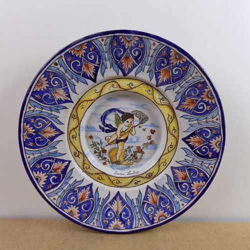 Piatto ceramica maiolica - in,