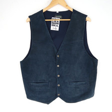 Gilet gilet vintage in pelle