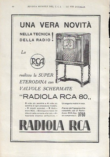 Radiola rca - radiola, (1931)