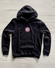 Felpa nera con cappuccio LEONE