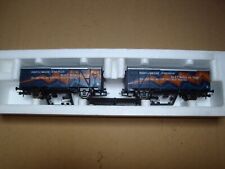 TRENI LIMA - LIMA TRAINS  - LIMA MODERLS - N. 2 CARRI MERCI PUBBLICITARI ENERGIA