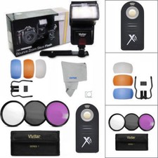 PRO SLAVE FLASH + KIT FILTRO HD + TELECOMANDO PER NIKON D5000 D7100 D610 D7200 D3100