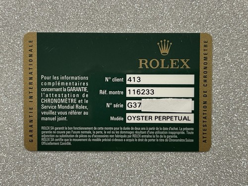 Rolex 116233 datejust 36mm - 116233,