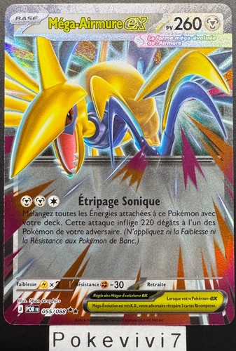 Carte pokemon mega airmure - carte, mega-airmure