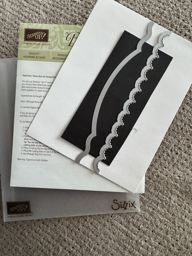 Stampin edgelits adorning - stampin', up!