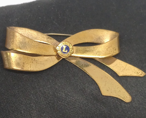 Spilla ottone - , nastro