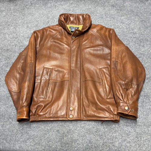 Bomber vintage nautica - bomber, pelle