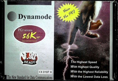 Modem pci vintage dynamode - modem,