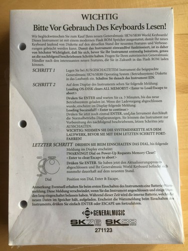Sk76 sk88 keyboard manuale - keyboard, di