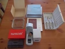 LOTTO STOCK OROLOGIO PORTAFOTO POSACENERE PORTACHIAVI POSATE ARGENTO ?