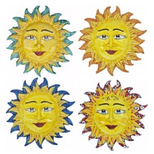 SOLE D28  DA APPENDERE CERAMICA SICILIANA VARI COLORI