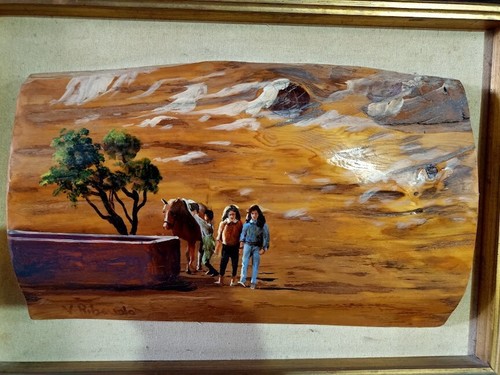 Quadro ribaudo dipinto mano - quadro,