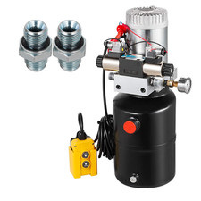 Gruppo idraulico doppio effetto 6L pompa idraulica 12V ribaltabile, rimorchio DE