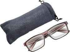 Custodia occhiali morbida bustina astuccio cover per occhiali da sole per vista