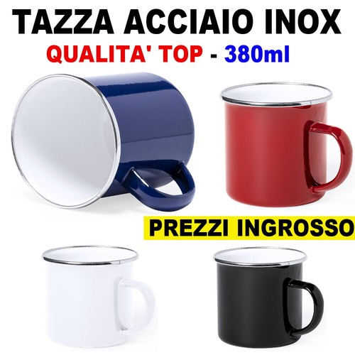 Tazza accaio inox 380ml - tazza,