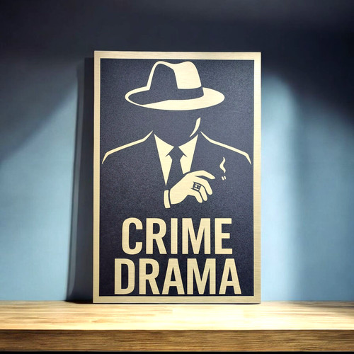Insegna parete crime drama - insegna,