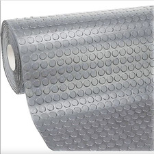 Tappeto gomma grigio pvc - tappeto, in