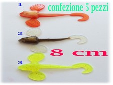 artificiali gomma pesca black