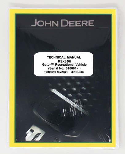 John deere rsx850i gator - john,