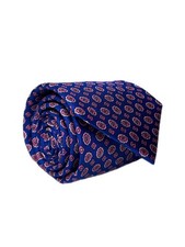 Cravatta uomo in pura seta blu