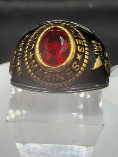 Anello uomo marines oro - , rosso