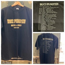 MAGLIETTA BRUCE SPRINGSTEEN DEVILS & DUST TOUR 2005 RARA VINTAGE