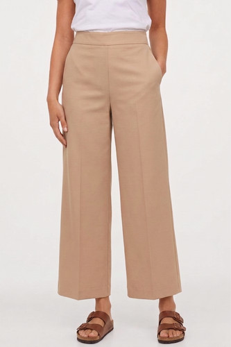 Pantaloni donna cotone palazzo