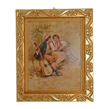 Sergio Scatizzi (1918-2009) dipinto olio su legno