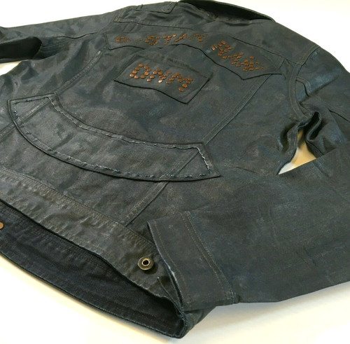 Giacca denim camionista star - giacca,