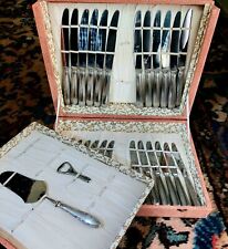 Servizio 24 Coltelli + Altro Sambonet J.A. Henckels Friodur Acciaio Metà '900 