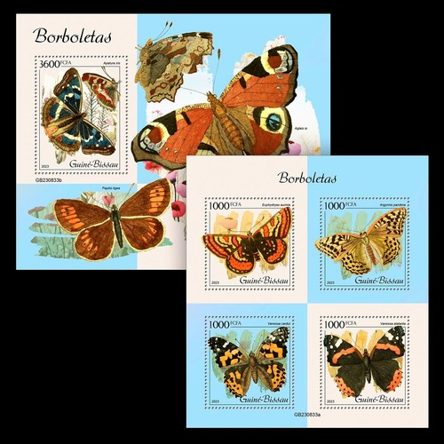 Francobolli farfalle mnh 2023 - farfalle,