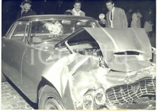 1960 SURESNES Auto LANCIA del principe Ali Khan dopo l'incidente mortale *Foto