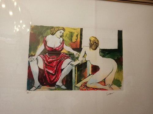 Litografia renato guttuso - litografia, guttuso 