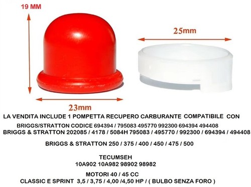 Pompetta benzina briggs - pompetta,