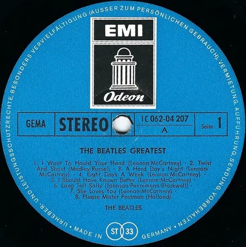 The beatles greatest misprint - beatles,